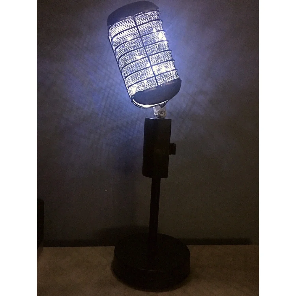 Vintage microphone light